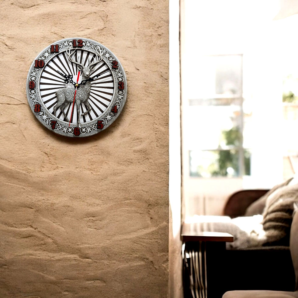 Thumbnail: Deer Clock M (Laser File)