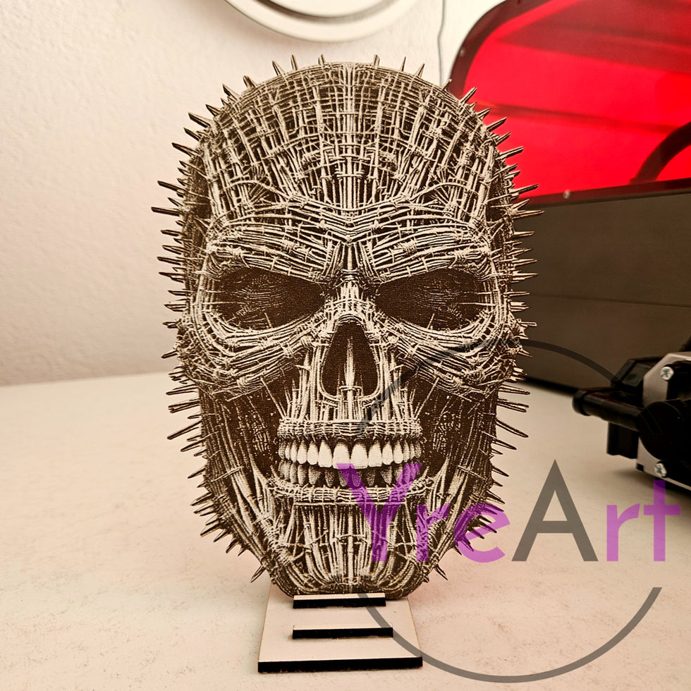 Thumbnail: Barbed Skull R 3D Illusion (Digital Item)