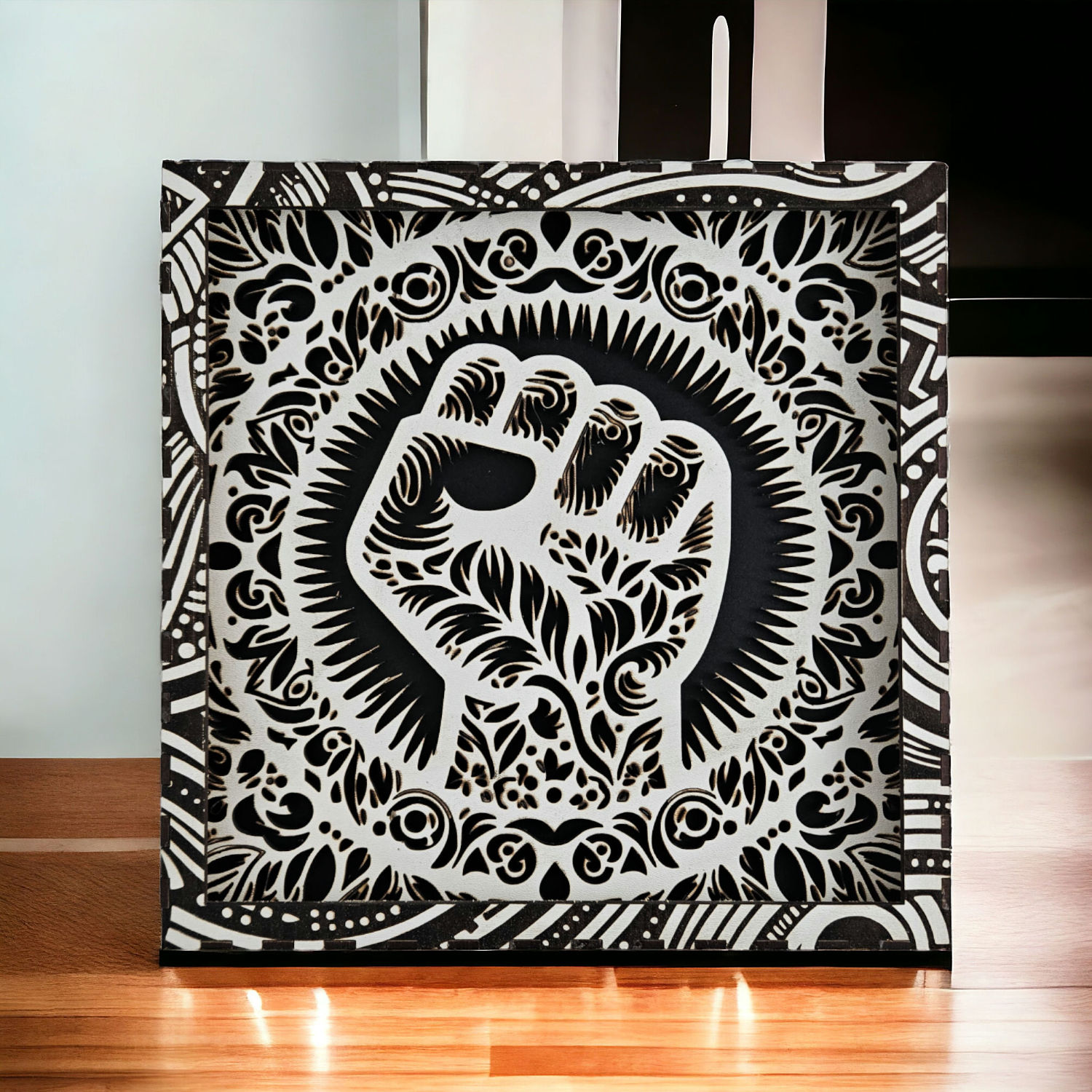 3D Frame Fist S (Digital download file)