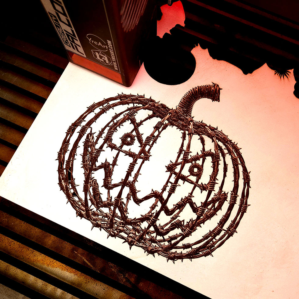 Thumbnail: Barbed Pumpkin 3D Illusion (Digital Item)