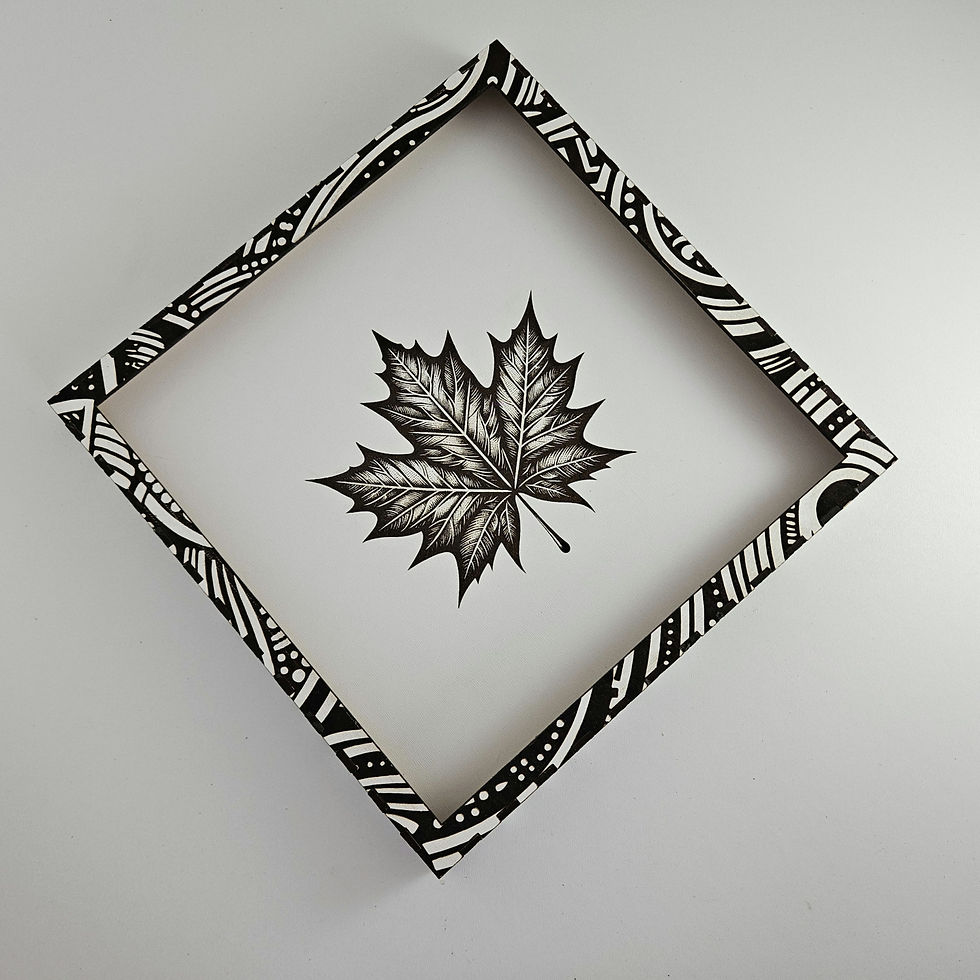 Thumbnail: 3D Frame Leaf R (Digital download file)