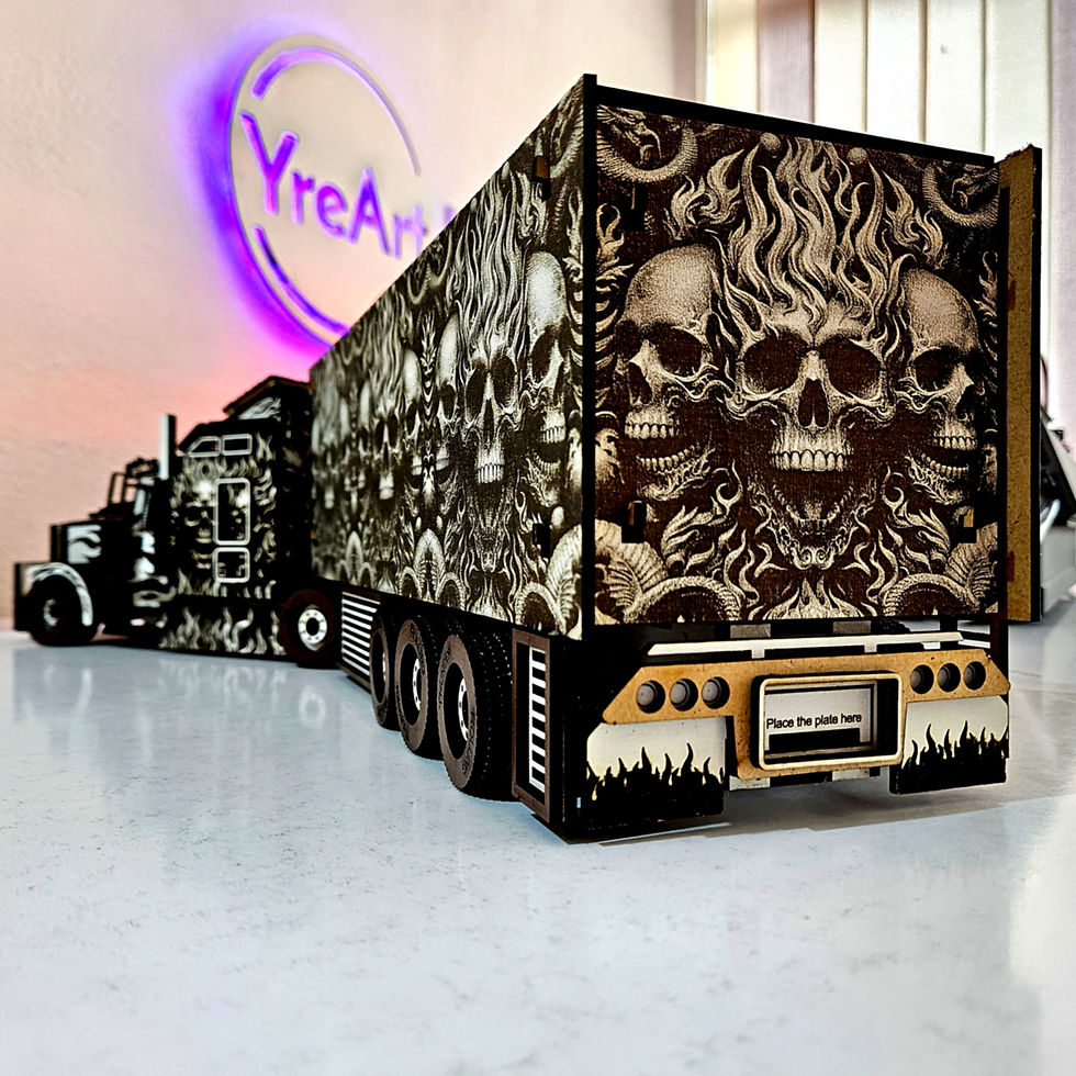 Thumbnail: Trailer Skulls for Y Truck 3mm (Digital Item)