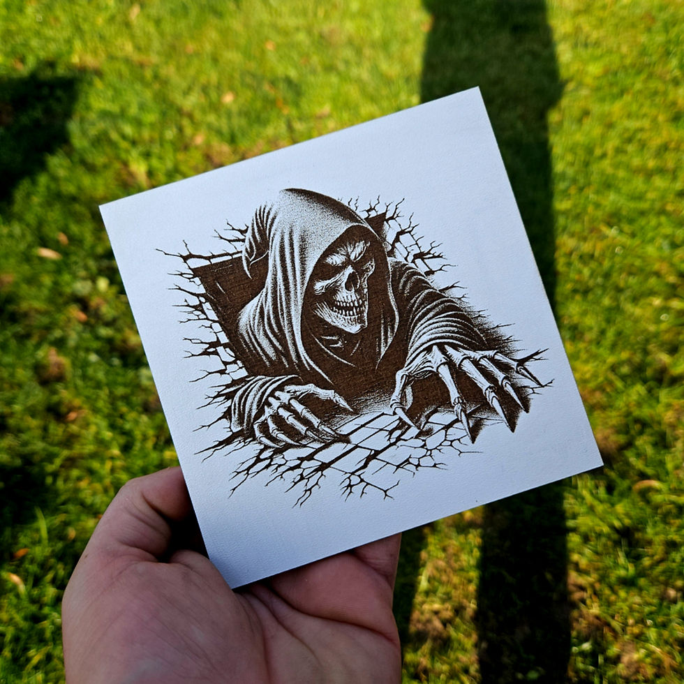 Thumbnail: Death Laser Engraving Design (Digital Item)