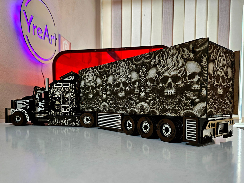 Thumbnail: Trailer Skulls for Y Truck 3mm (Digital Item)