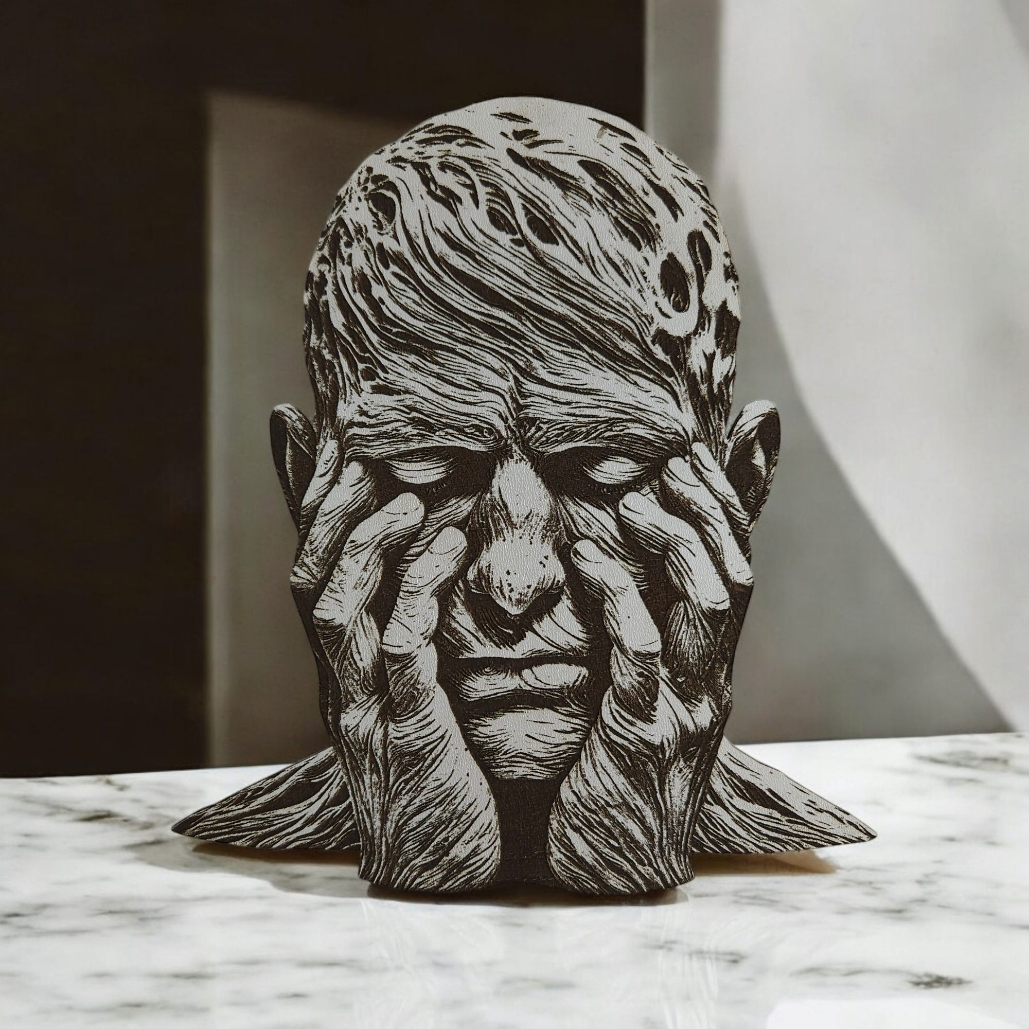 "Weight" 3D Illusion Laser Engraving Design (Digital Item)