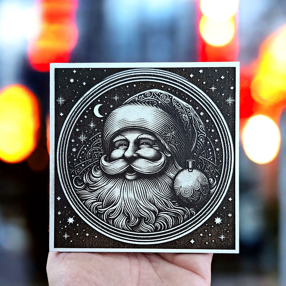 Thumbnail: Santa Claus V Laser Engraving Design (Digital Item)