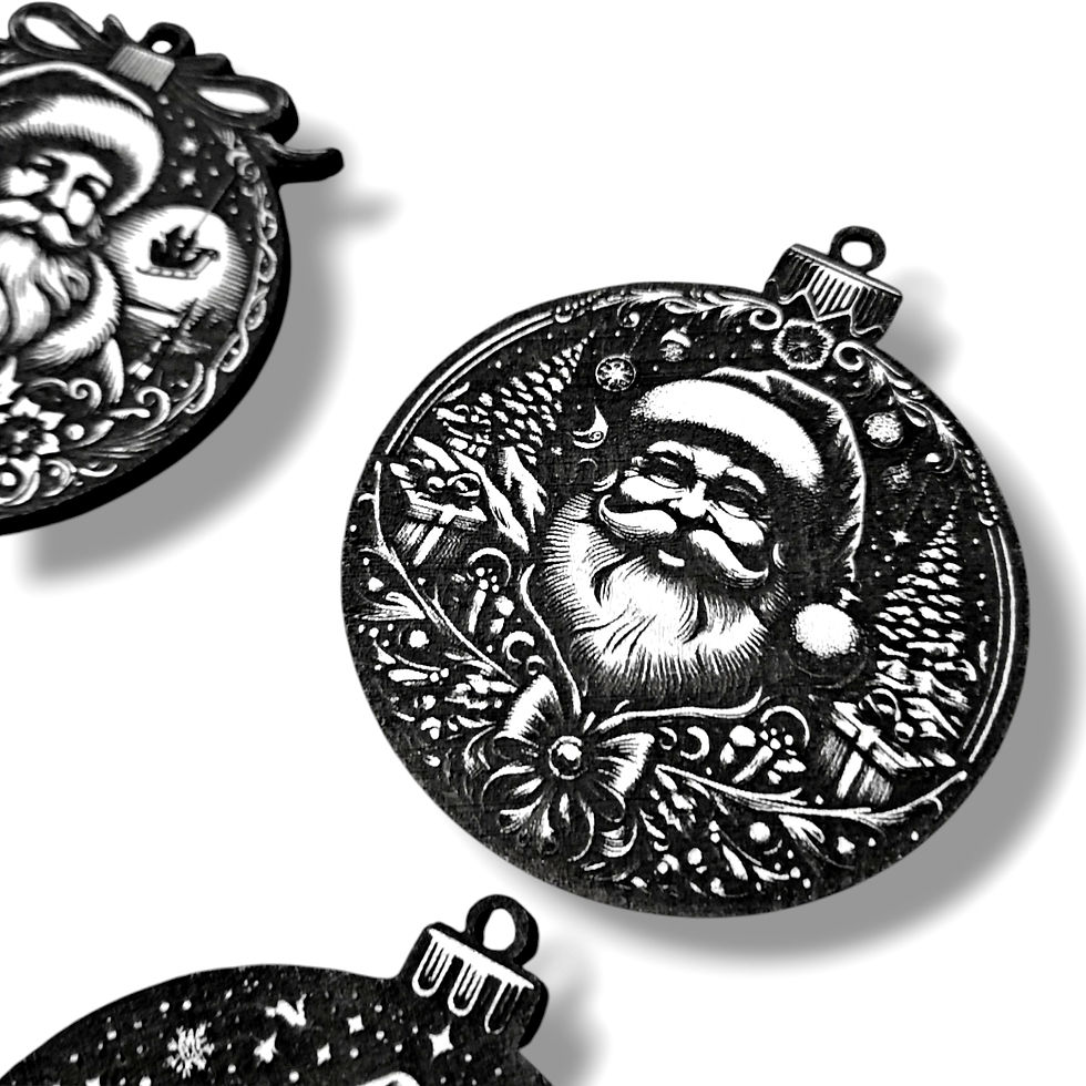 Thumbnail: Santa Ornaments A (Digital item)