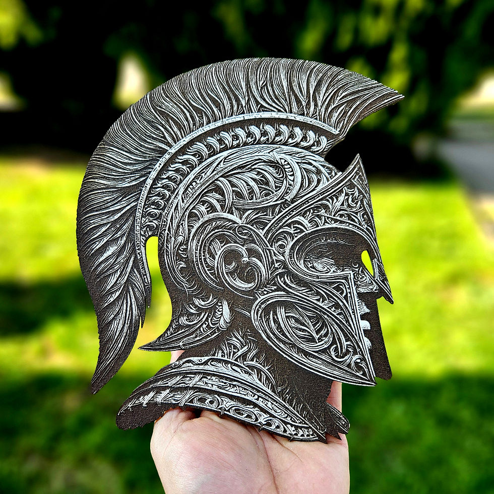 Thumbnail: Centurion 3D Illusion Laser Engraving Design (Digital Item)