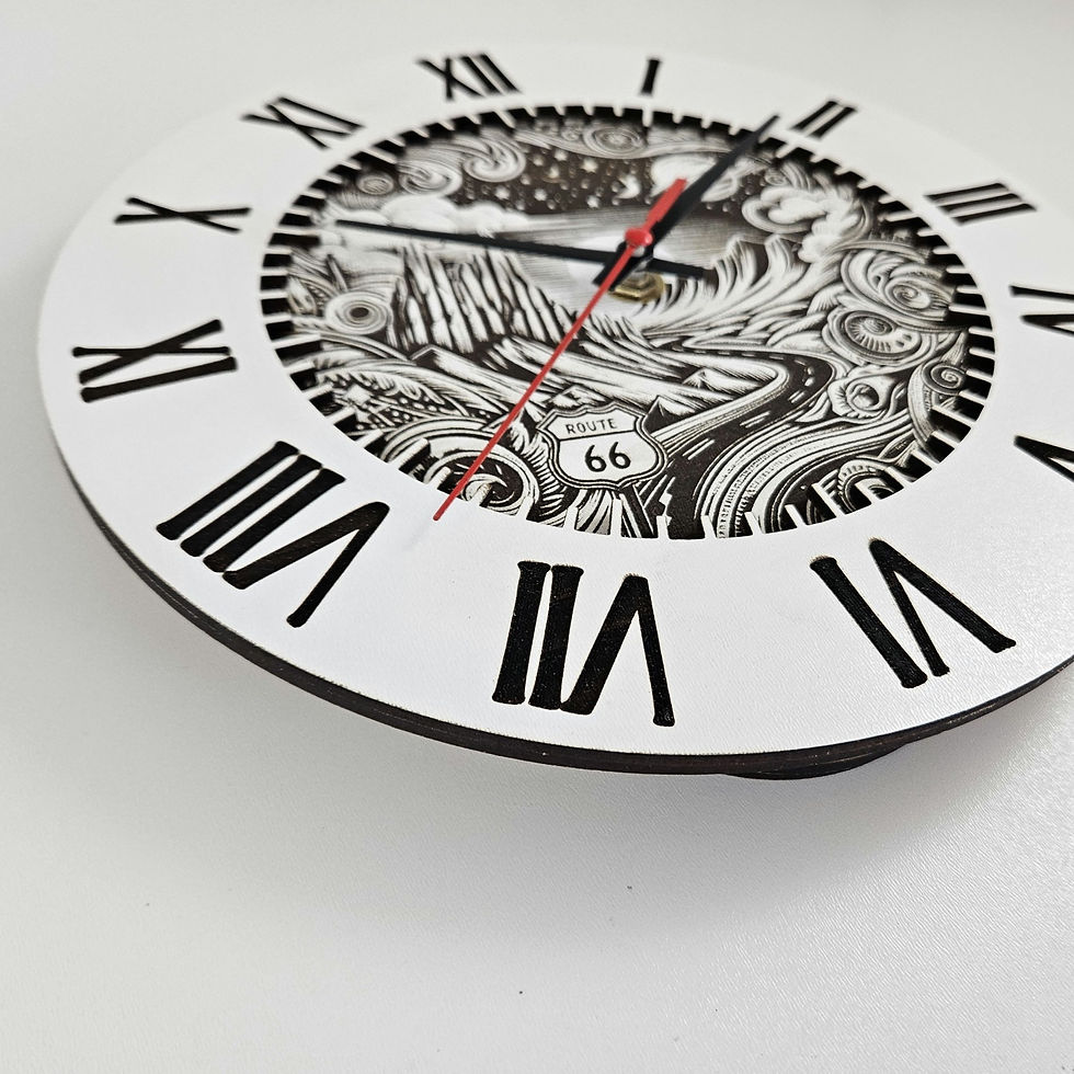 Thumbnail: Route 66 Wall Clock V (Digital download file)