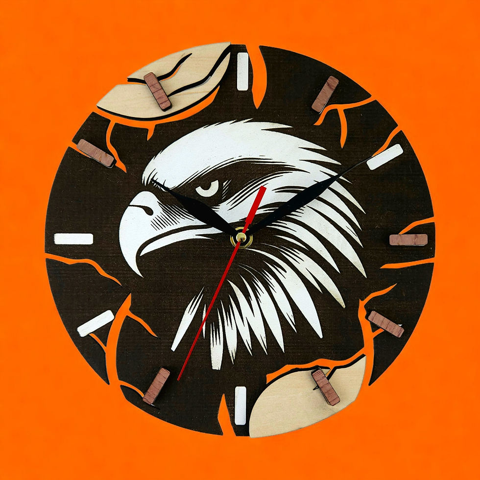 Thumbnail: Wall Clock Eagle S (Digital file)