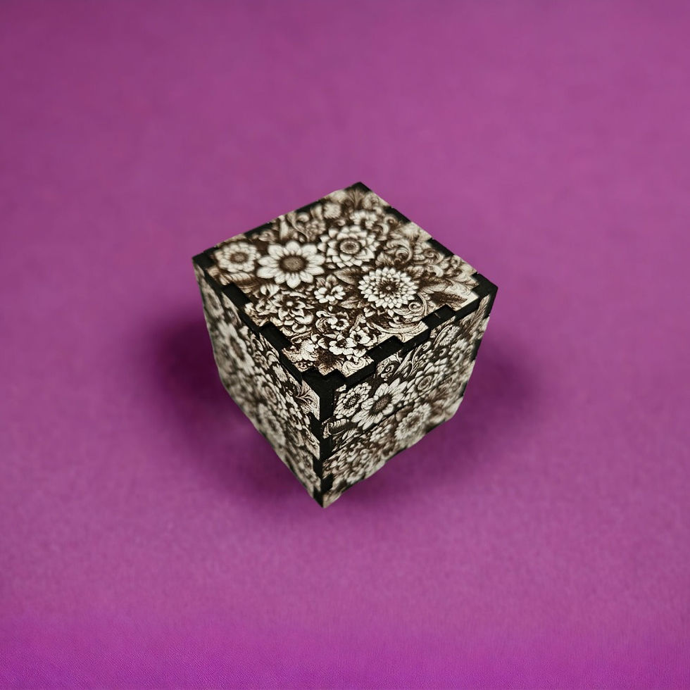 Thumbnail: Mini Cube Box Flower (Download)