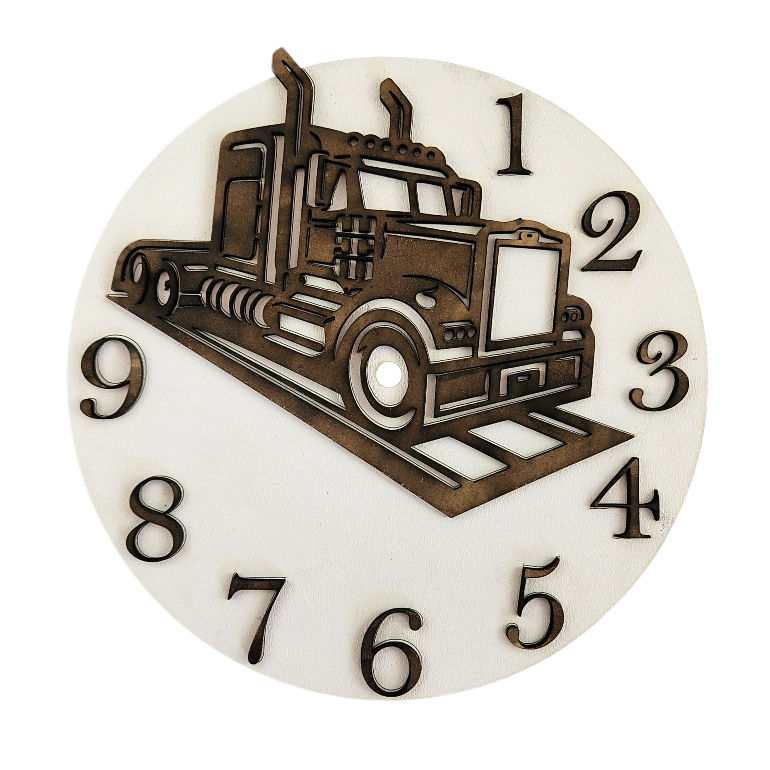 Thumbnail: Wall Clock Truck (Digital download file)