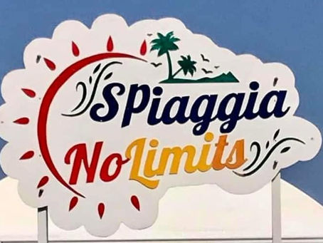 L'insegna della Spiaggia NoLimits