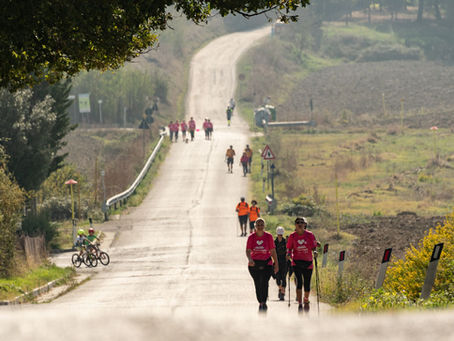 Un tratto della via Francigena