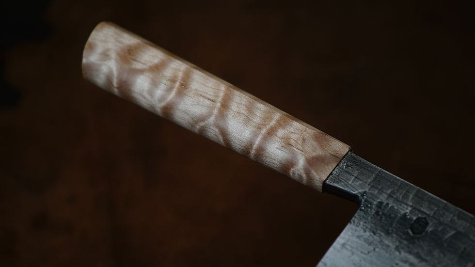Thumbnail: 235x62mm wrought clad deep etch gyuto