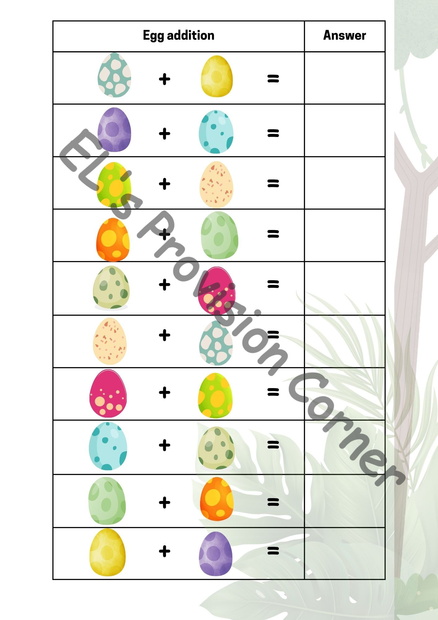 Dinosaur egg addition within 20 hunt