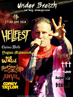 COUVERTURE UNDERBREIZH☠️HELLFEST N°13 2024