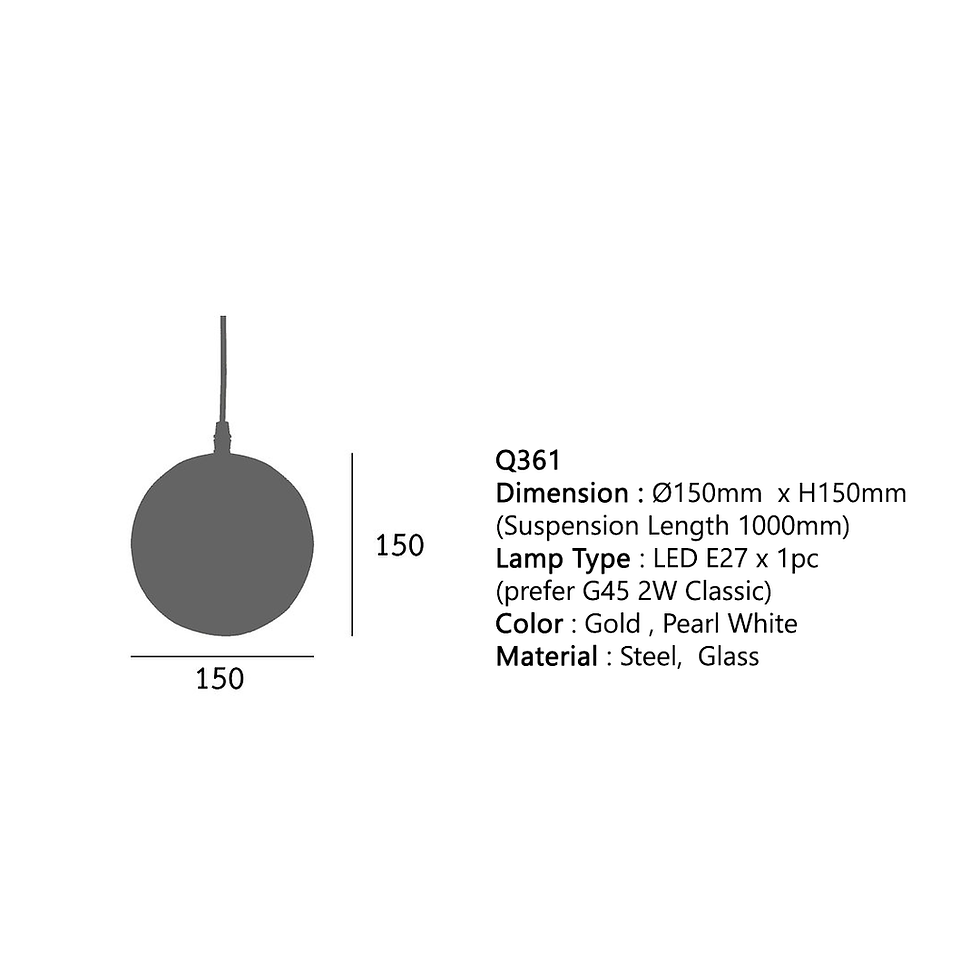 ภาพขนาดย่อ: Pendant Lamp Q361