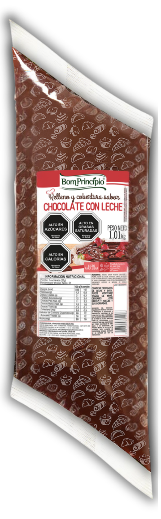 Bom principio Chocolate con leche