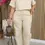 Miniatura: Crop Top and Drawstring Pant Set