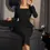 Thumbnail: Peplum Midi Dress