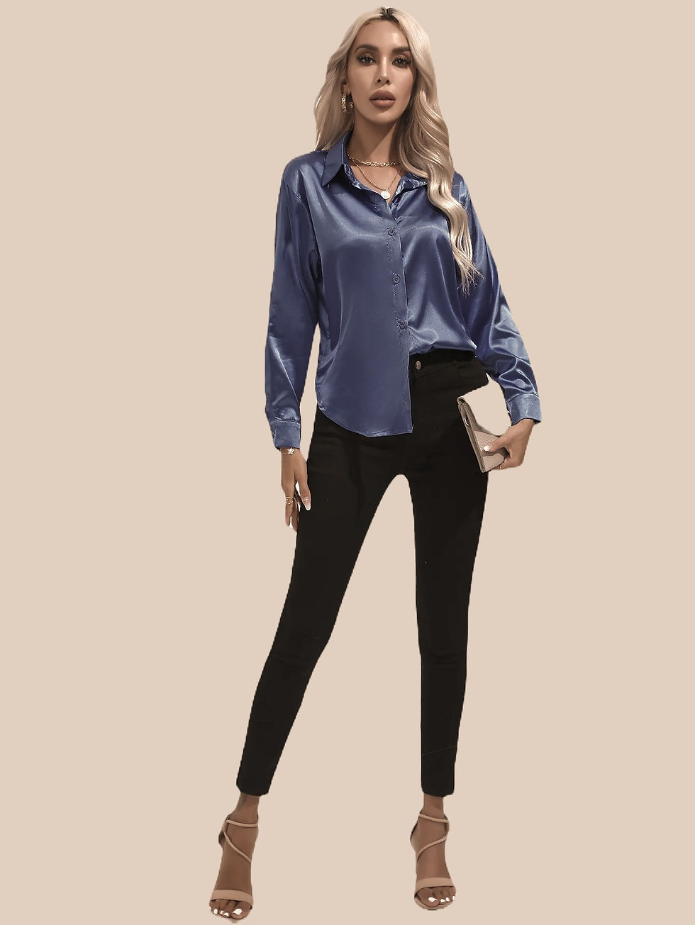 Miniatura: Womens Satin Blouse