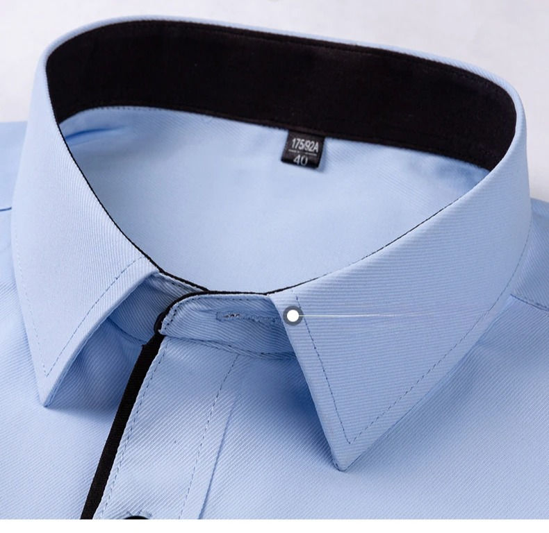 Miniatura: Double Collar Lined Trim Shirt