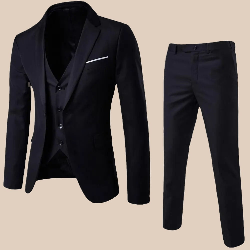 Men's 3pc Slim Fit Business Suit