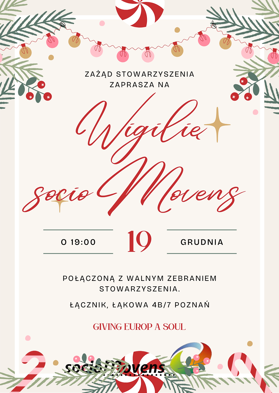 Wigilia 2025 i Walne Zebranie