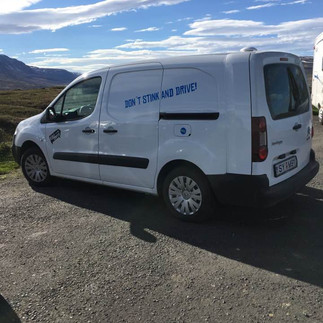 Our faithful camper van