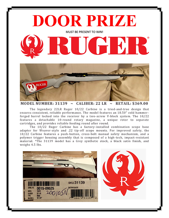 2022 Fundraiser - Ruger DOOR PRIZE.png