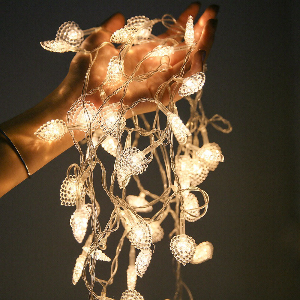 Гирлянда "Пламенное сердце" 5 м