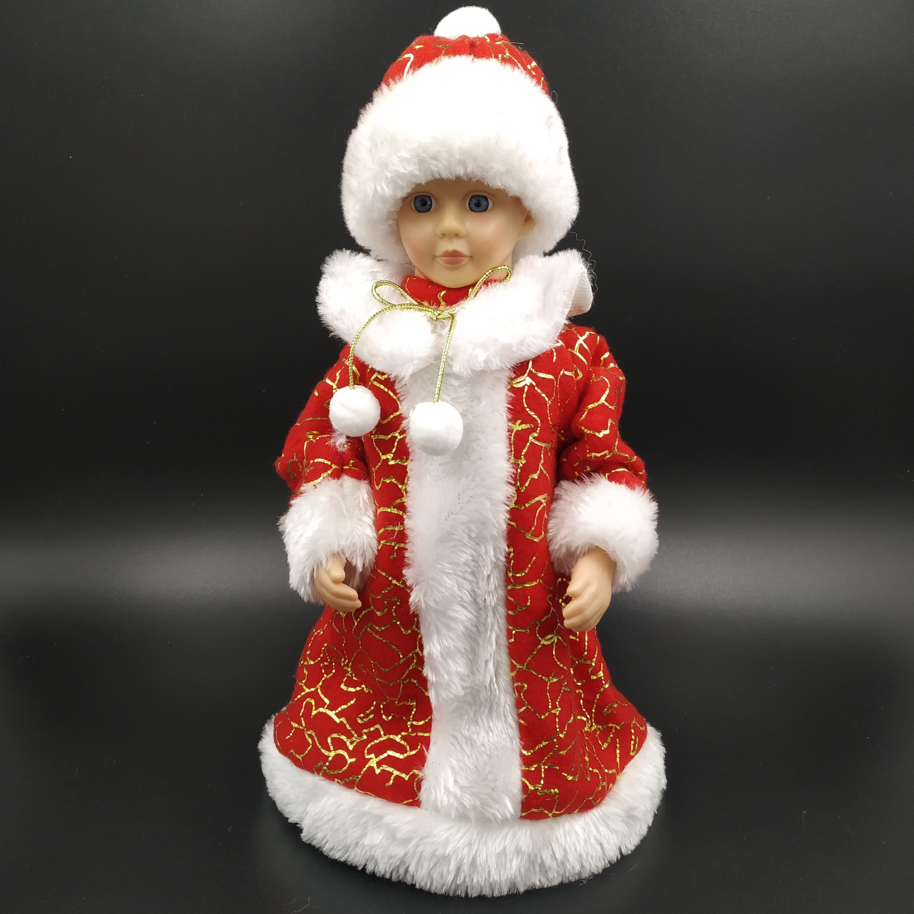 Снегурочка музыкальная 30см