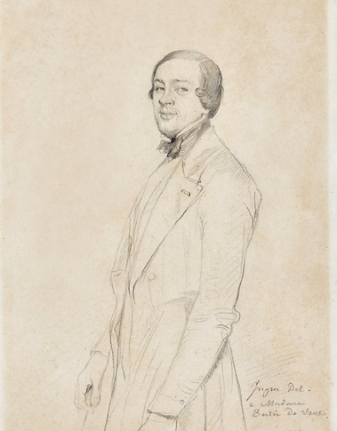 Alphonse de Rayneval dessiné par Ingres 1844.png