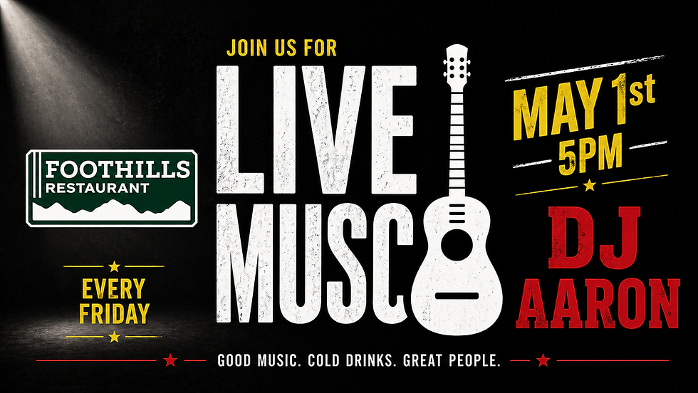 Live Music with DJ Aaron