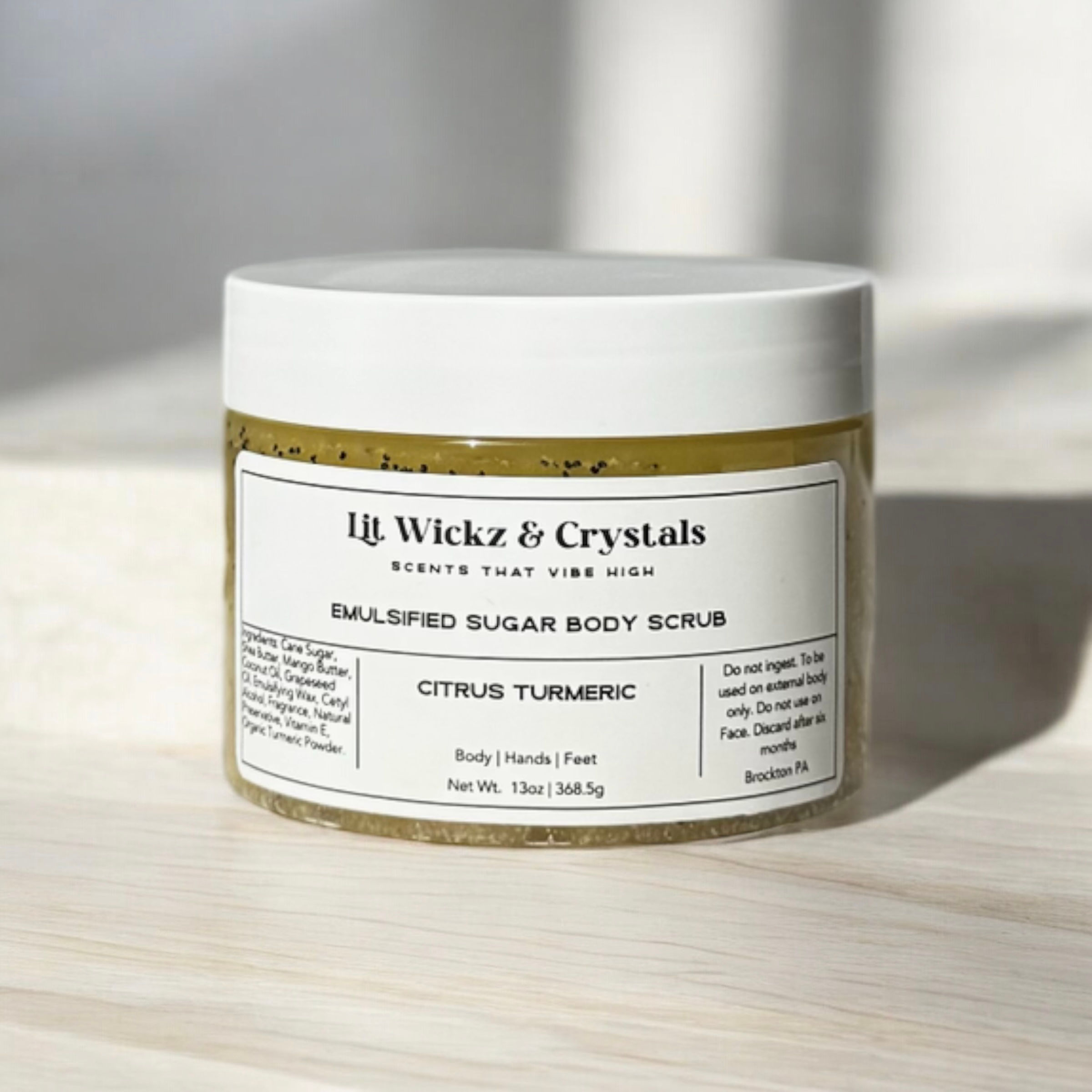 Citrus Turmeric Body Scrub