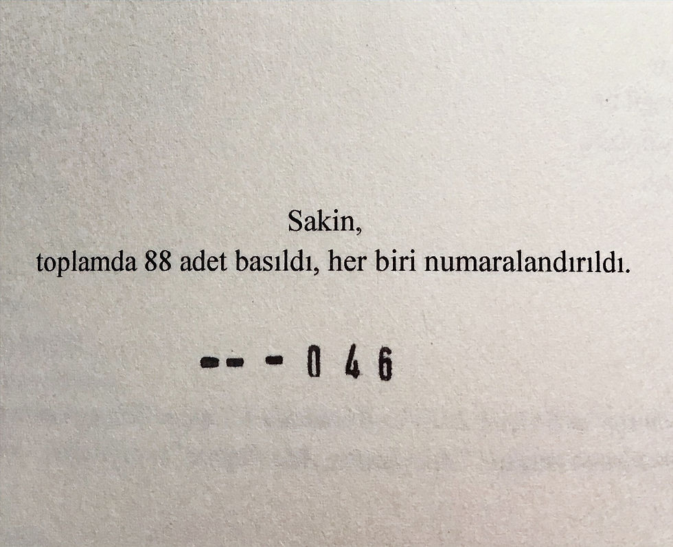 sakin şiir kitabının son sayfası