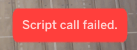 script fail