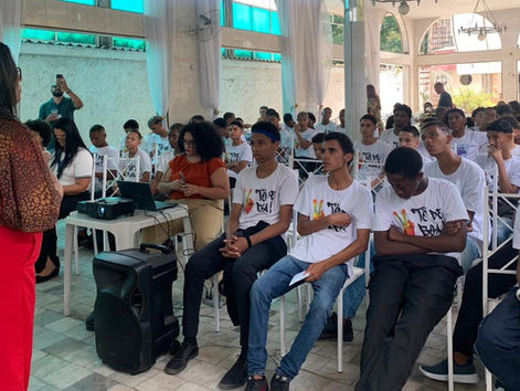 Capacitação dos jovens: projeto “Tô de boa”