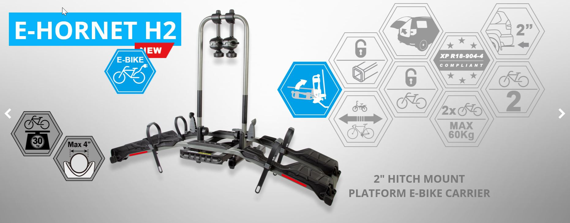 E-Hornet Hitch Bike Platform Rack