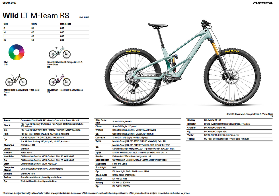 Thumbnail: Orbea WILD LT M-TEAM RS 2027