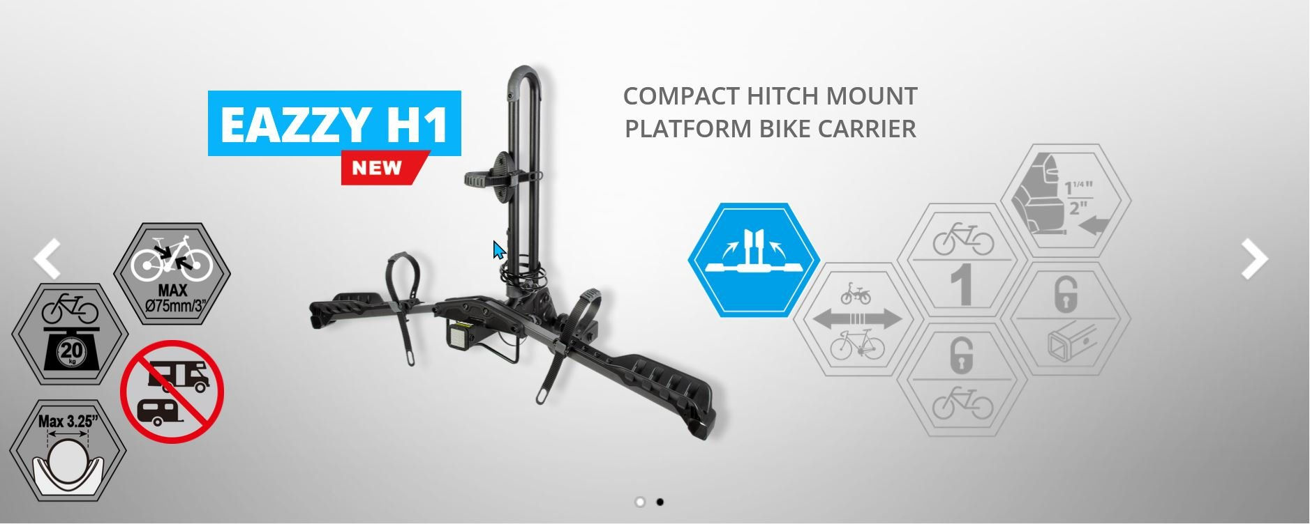 Eazzy Hitch Bike Platform Rack