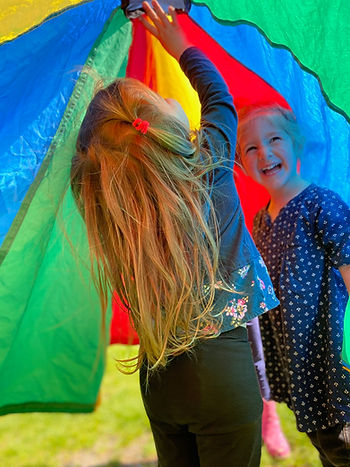 Kids having fun learning through play