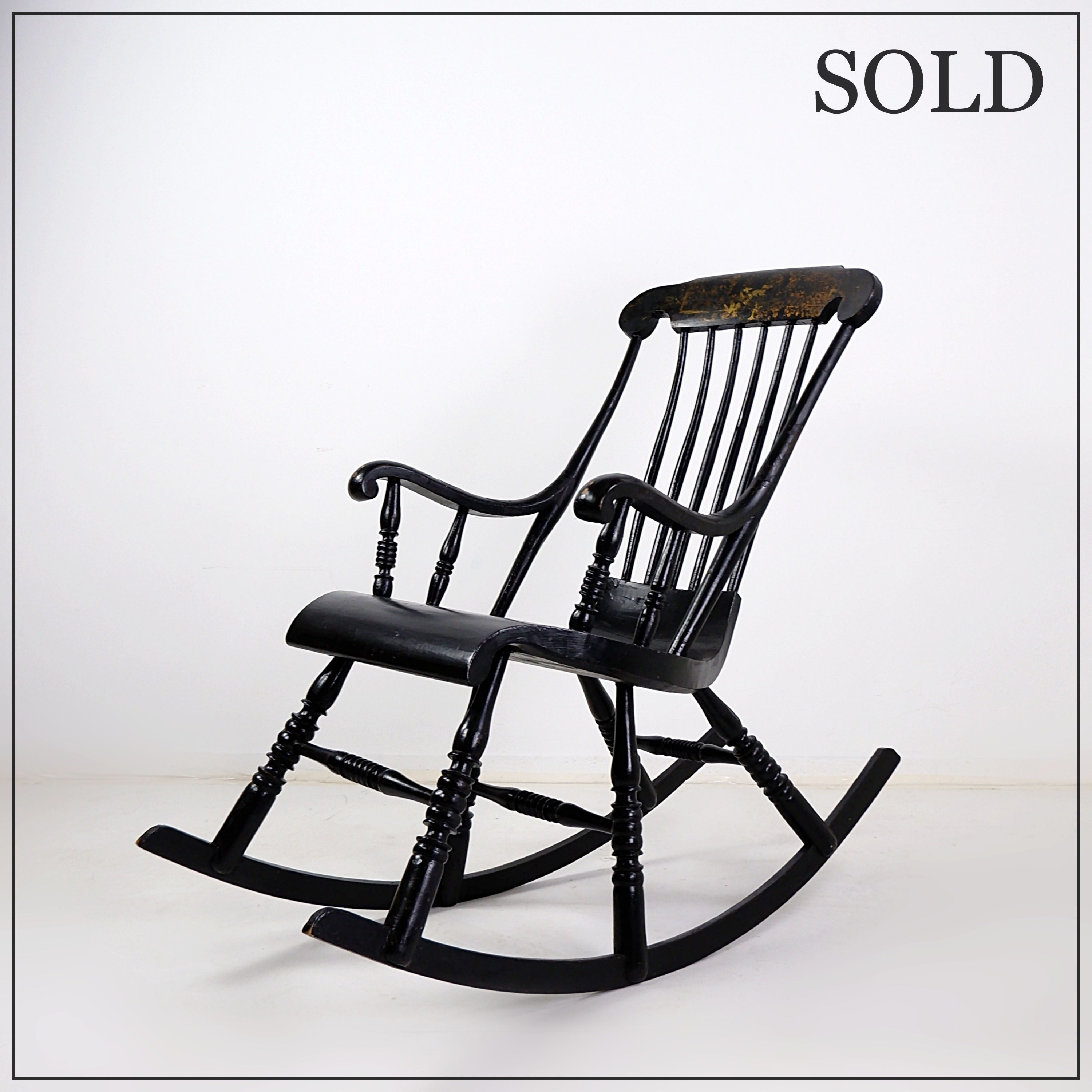 Swedish Gungstol Rocking Chair - Circa 1911