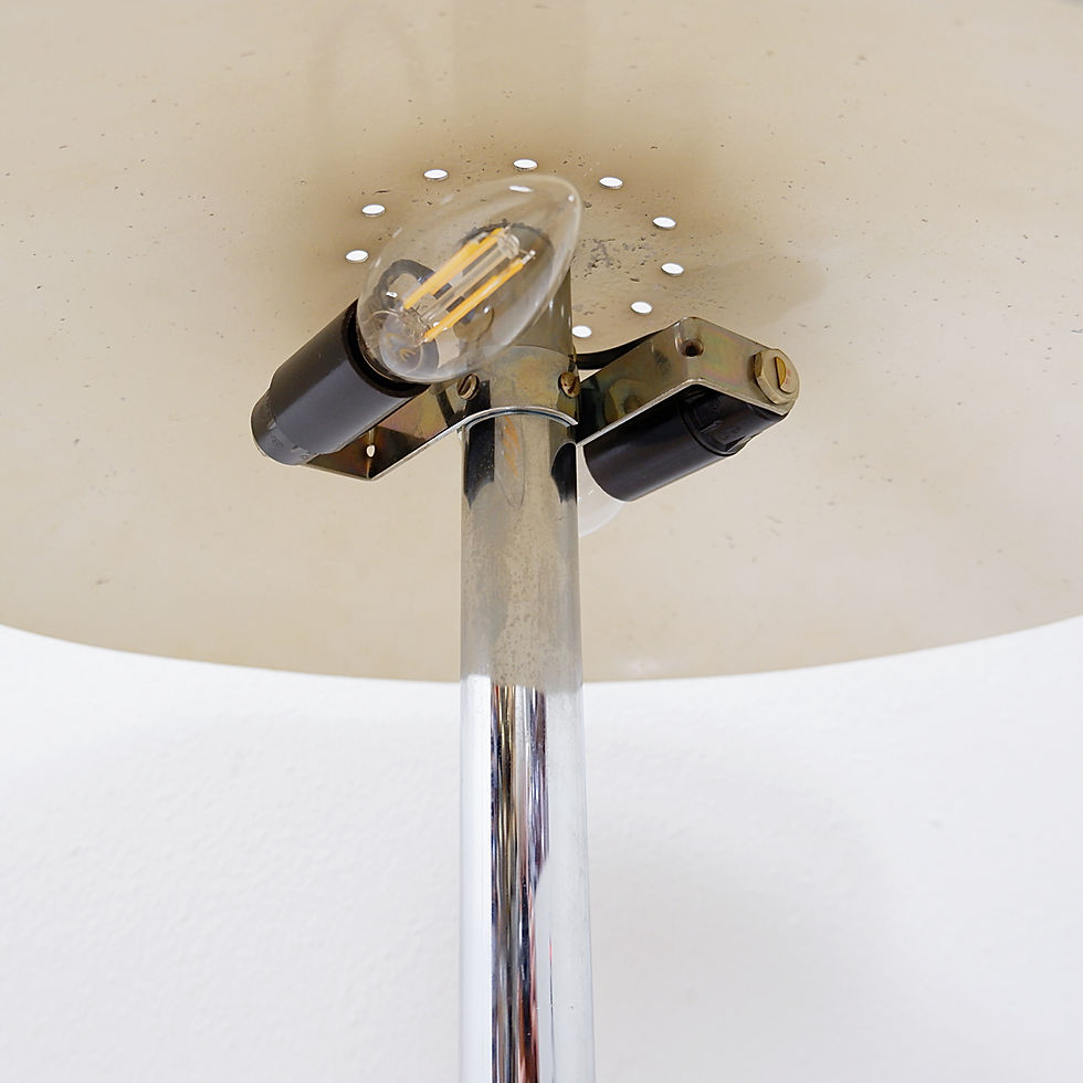 Miniature : French Vintage Aluminor mushroom table/desk lamp - 1970s