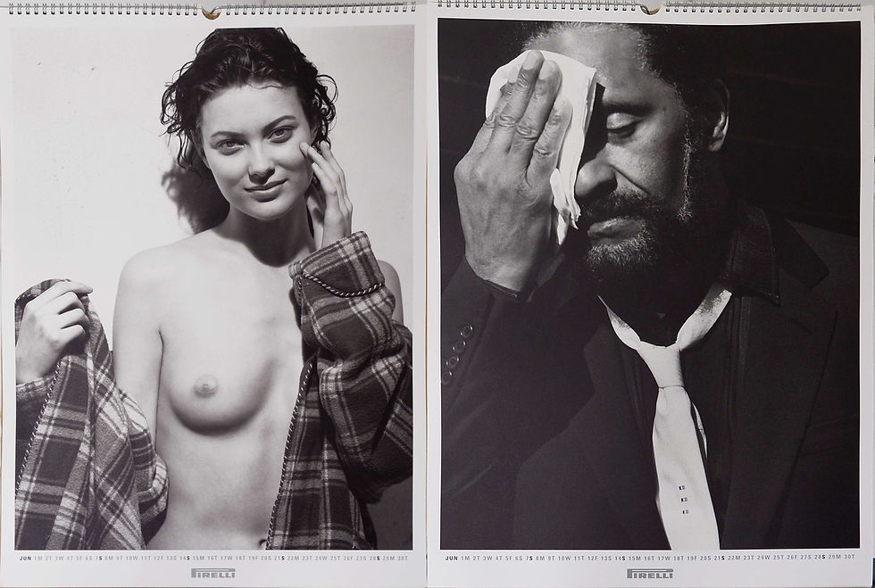 Miniature : PIRELLI calendar 1998  "Women that men live for" by Bruce Weber.