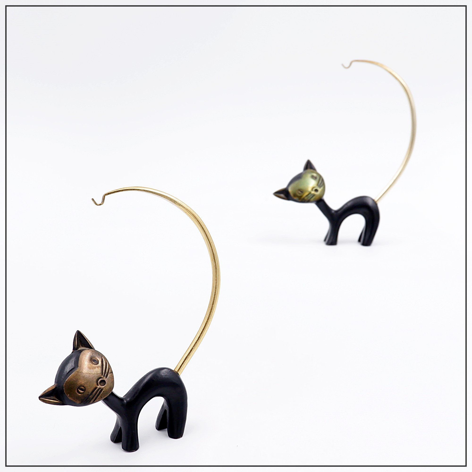 Walter Bosse (attr.) Cat Figurines for Hertha Baller Austria - 1950s