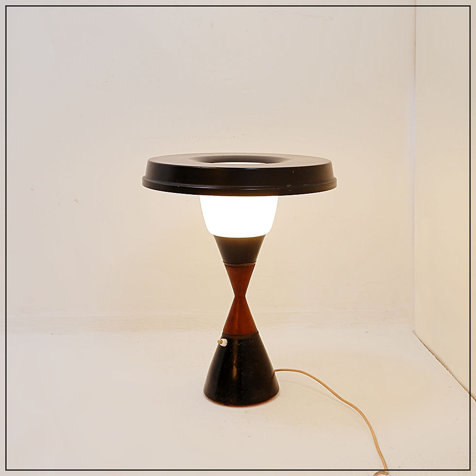 Miniature : Modernist Table Lamp by Svend Aage Holm Sørensen, Denmark, 1950s