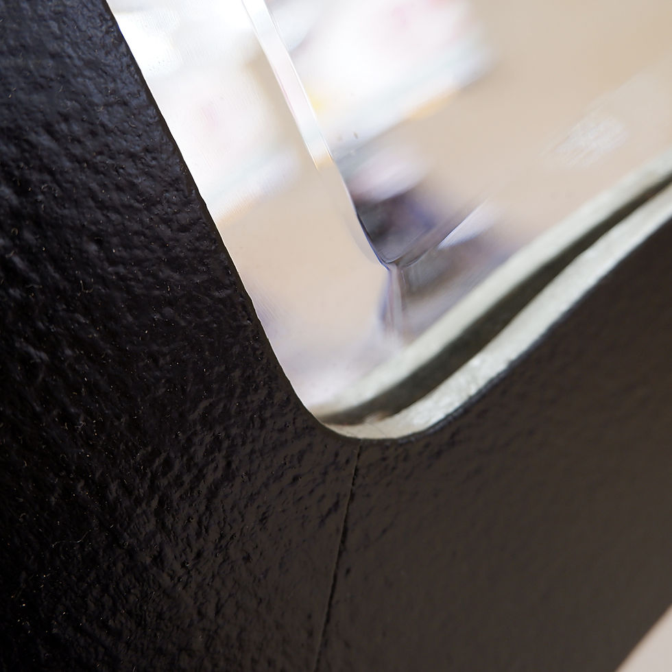Miniature : Vintage convex and concave distorting mirror - 20th