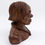 Miniature : Joseph Bansimba African bust carved in wenge - 20th